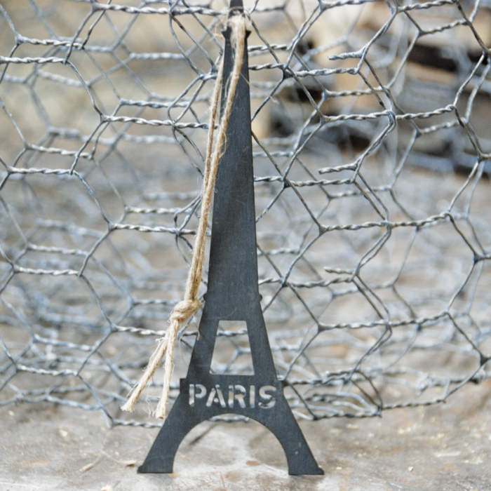 Tour eiffel en zinc déco